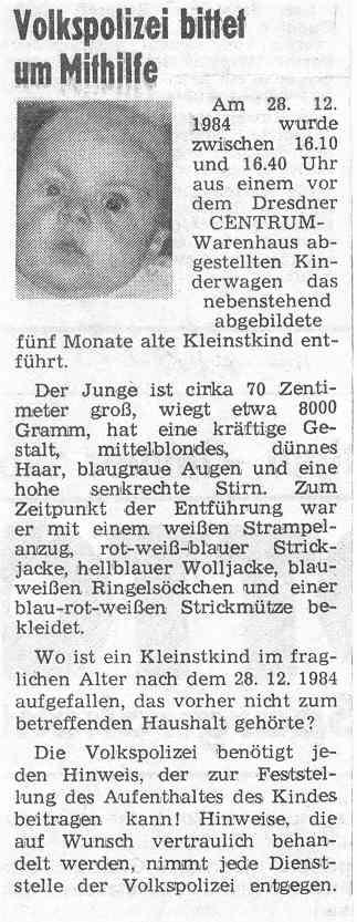 Neues Deutschland 10.01.1985